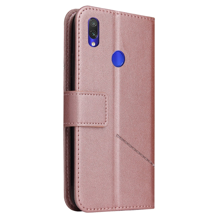 For Honor 10 Lite GQUTROBE Right Angle Leather Phone Case(Rose Gold) by GQUTROBE