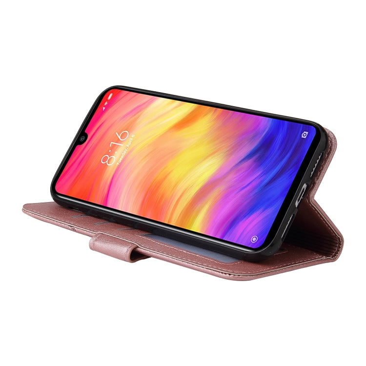 For Honor 10 Lite GQUTROBE Right Angle Leather Phone Case(Rose Gold) by GQUTROBE