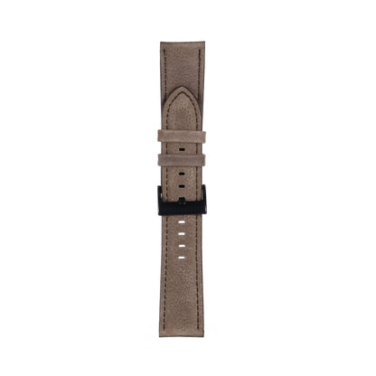 20mm For Samsung Galaxy Watch5 40mm / 44mm Litchi Texture Leather Watch Band(Dark Grey) by bashfashion