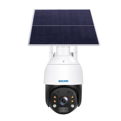 ESCAM QF724 3MP 24h Recording Cloud Storage PT 4G PIR Alarm IP Camera with Solar Panel, European Signal Bands by ESCAM