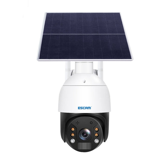 ESCAM QF724 3MP 24h Recording Cloud Storage PT 4G PIR Alarm IP Camera with Solar Panel, European Signal Bands by ESCAM