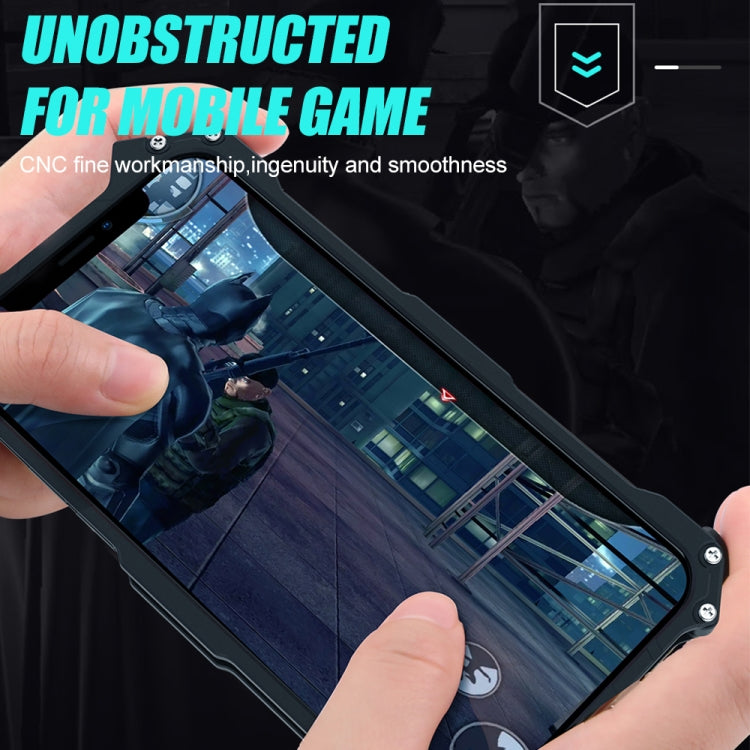 For iPhone 14 Pro Max R-JUST Batman Metal Mobile Phone Protective Case (Black) by R-JUST