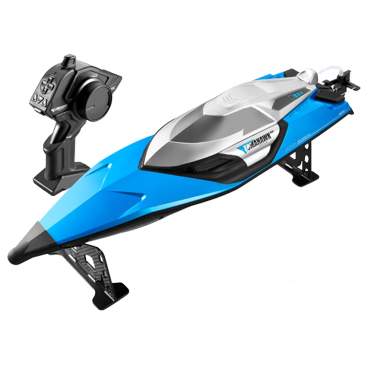 S2 Waterproof High Speed RC Speedboat Toy Boat(Blue) by bashfashion