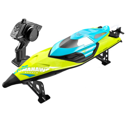 S2 Waterproof High Speed RC Speedboat Toy Boat(Green) by bashfashion
