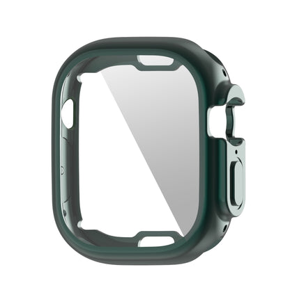 PET Film TPU Watch Case For Apple Watch Ultra 1 / 2 / 3 49mm(Official Green) by bashfashion