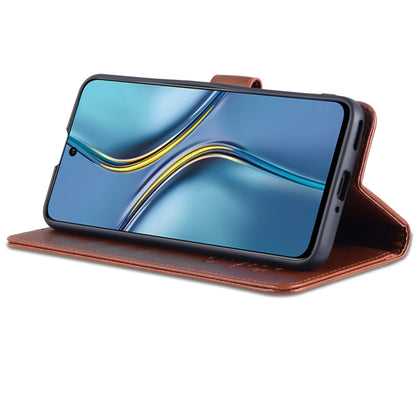 For Huawei Enjoy 50 Pro/Nova Y90 AZNS Sheepskin Texture Flip Leather Phone Case(Brown) by AZNS