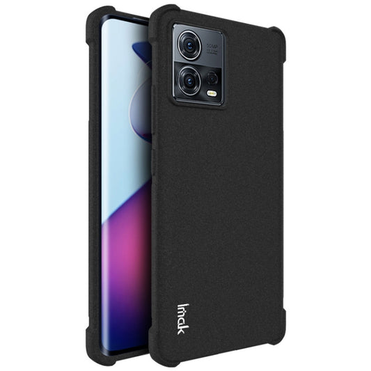 For Motorola Moto S30 Pro 5G / Edge 30 Fusion imak All-inclusive Shockproof Airbag TPU Phone Case(Matte Black) by imak