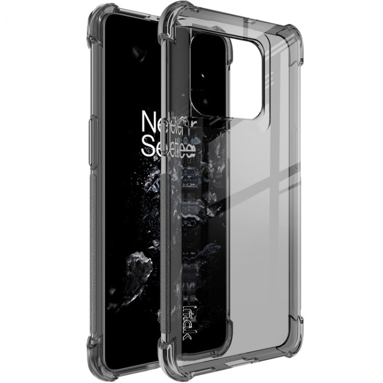 For OnePlus 10T 5G / Ace Pro 5G imak All-inclusive Shockproof Airbag TPU Phone Case (Transparent Black) by imak