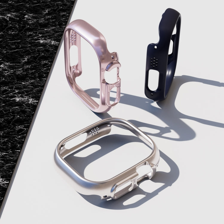 PC Hollow Protective Case For Apple Watch Ultra 1 / 2 / 3 49mm(Grey) by bashfashion