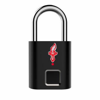 P16 5V Micro USB Charging Semiconductor Fingerprint Sensing TSA Padlock(Black) by bashfashion