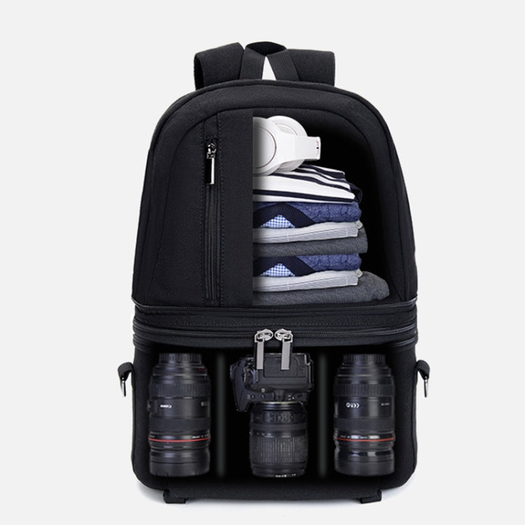 CADeN D30 Detachable Dual Uses Professional SLR Camera Backpack Shockproof Bags(Black) by CADeN