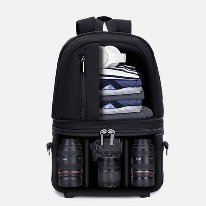 CADeN D30 Detachable Dual Uses Professional SLR Camera Backpack Shockproof Bags(Black) by CADeN