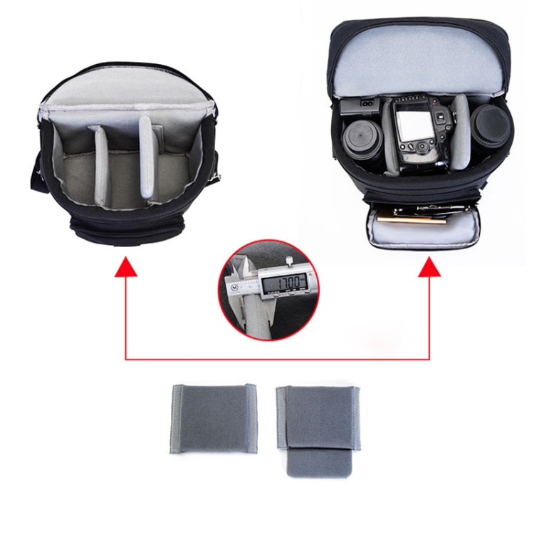 CADeN D30 Detachable Dual Uses Professional SLR Camera Backpack Shockproof Bags(Black) by CADeN