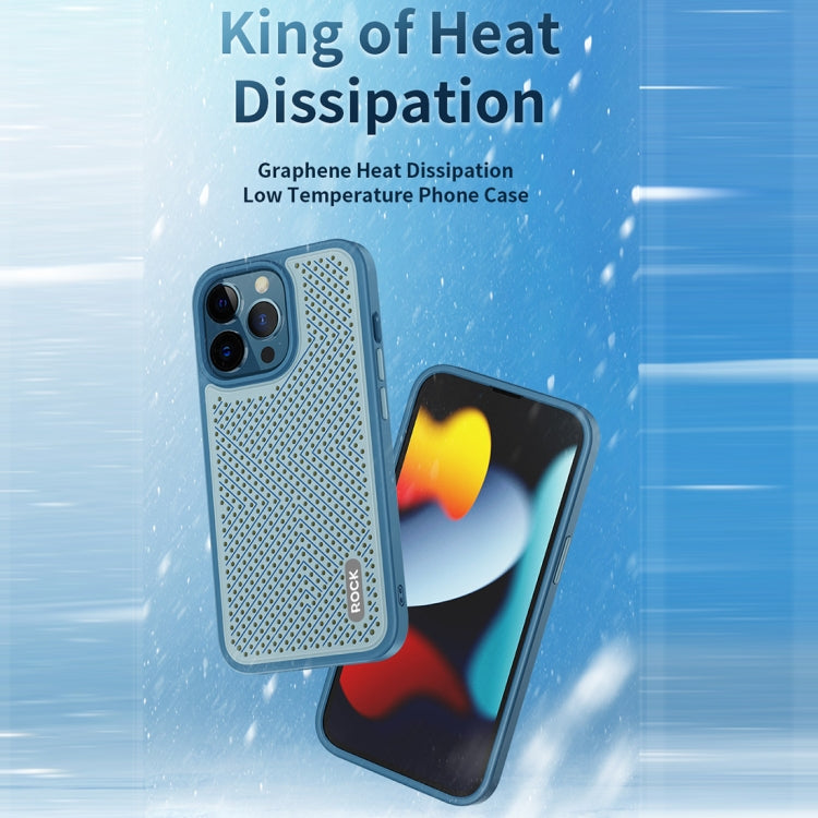 For iPhone 14 Plus ROCK Graphene Heat Dissipation Phone Case (Black) by ROCK