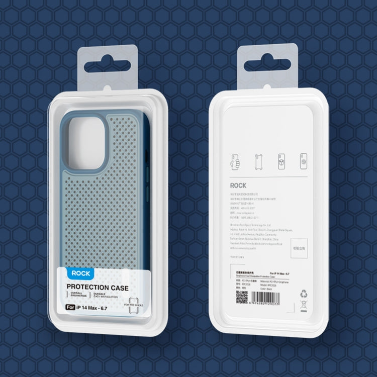 For iPhone 14 Plus ROCK Graphene Heat Dissipation Phone Case (Black) by ROCK