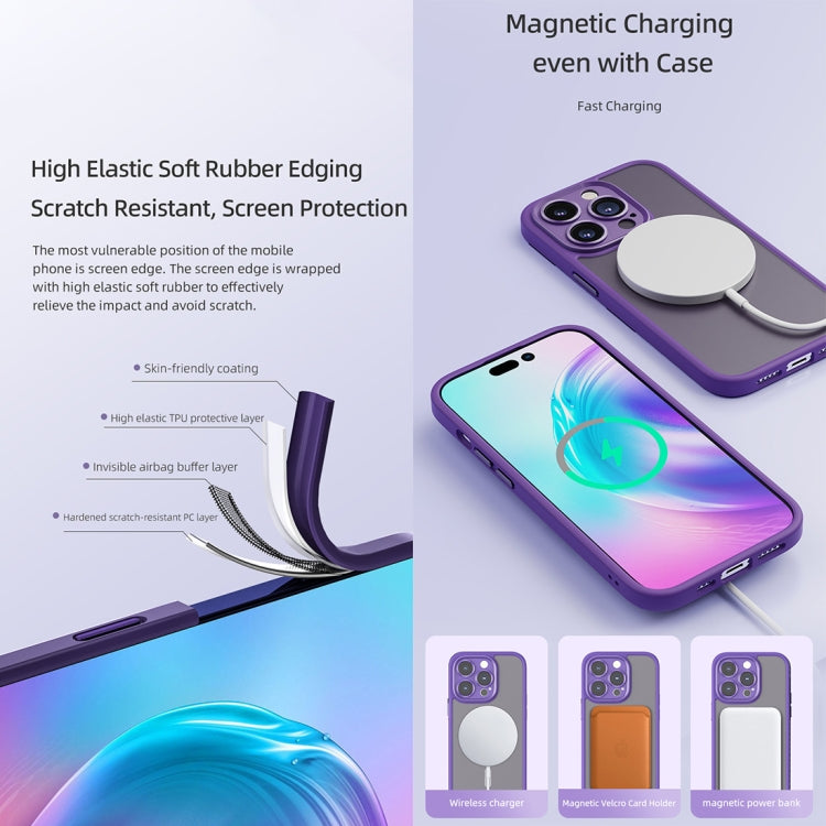 For iPhone 14 Plus ROCK Guard Skin-feel MagSafe Phone Case (Black) by ROCK