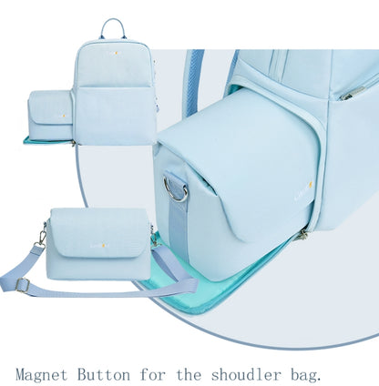 Cwatcun D75 Camera Backpacks Large Shockproof Cameras Lens Bags, Size:37 x 30 x 17cm(Pink) by Cwatcun