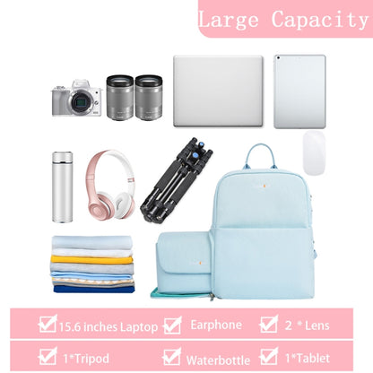 Cwatcun D75 Camera Backpacks Large Shockproof Cameras Lens Bags, Size:37 x 30 x 17cm(Pink) by Cwatcun