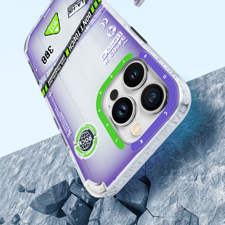 For iPhone 14 Pro Max ROCK InShare Travel Series PC+TPU Phone Case (Deep Space Tour) by ROCK