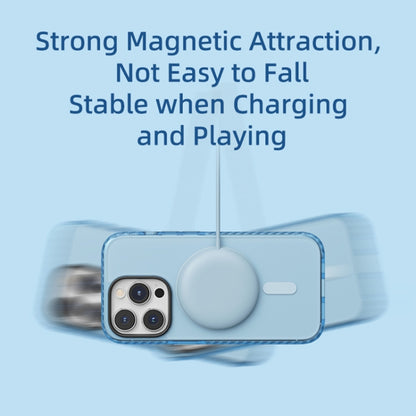 For iPhone 14 Pro Max ROCK Double-layer Armor Shield MagSafe Magnetic Phone Case (Pink) by ROCK