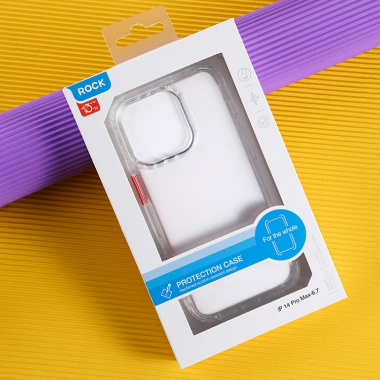 For iPhone 14 ROCK Air InShare Phone Case (Transparent Black) by ROCK