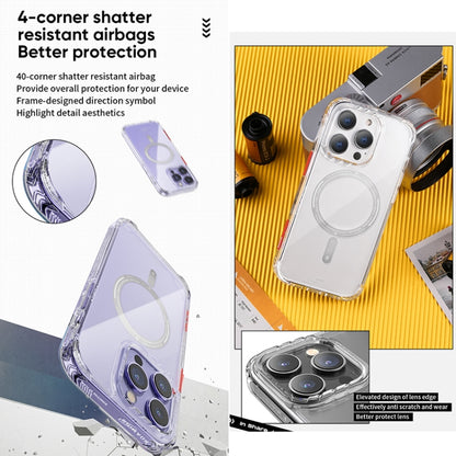 For iPhone 14 Plus ROCK Air InShare MagSafe Phone Case (Transparent Black) by ROCK