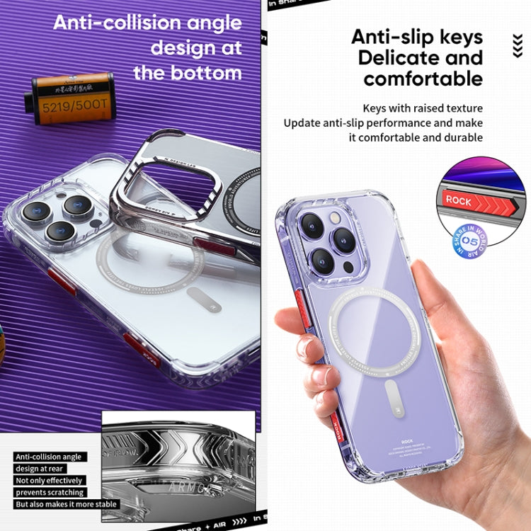 For iPhone 14 Pro Max ROCK Air InShare MagSafe Phone Case (Transparent) by ROCK