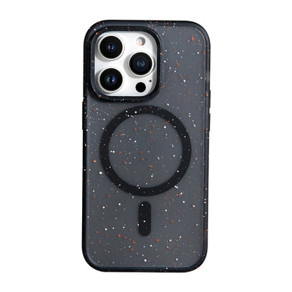 For iPhone 14 Pro ROCK Guard Ink Splash MagSafe Phone Case(Black) by ROCK