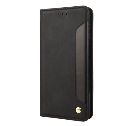 For iPhone 14 Pro Skin Feel Splicing Leather Phone Case(Black) by bashfashion
