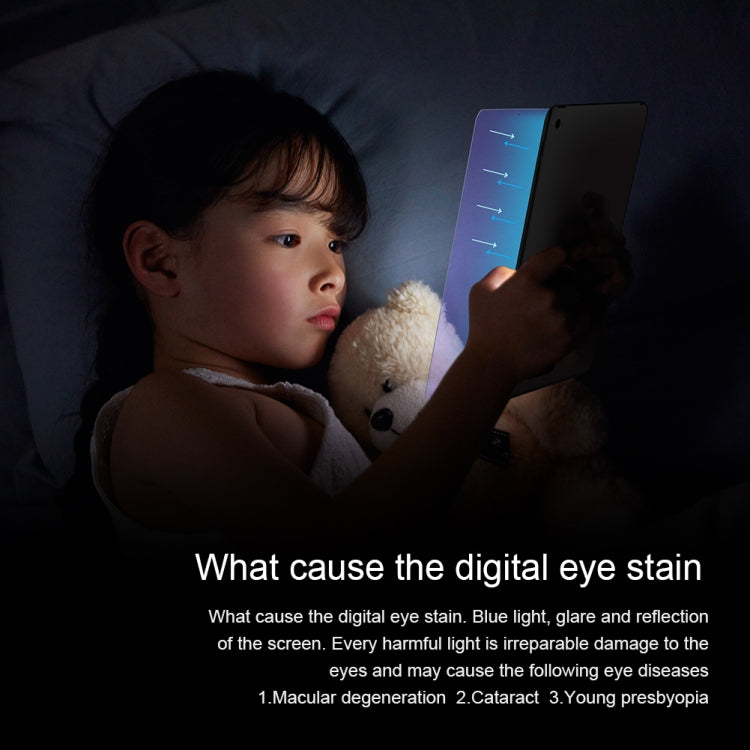 For Xiaomi Pad 5 Pro 12.4 NILLKIN V+ Series 0.33mm 4H Anti-blue Ray Tempered Glass Film by NILLKIN