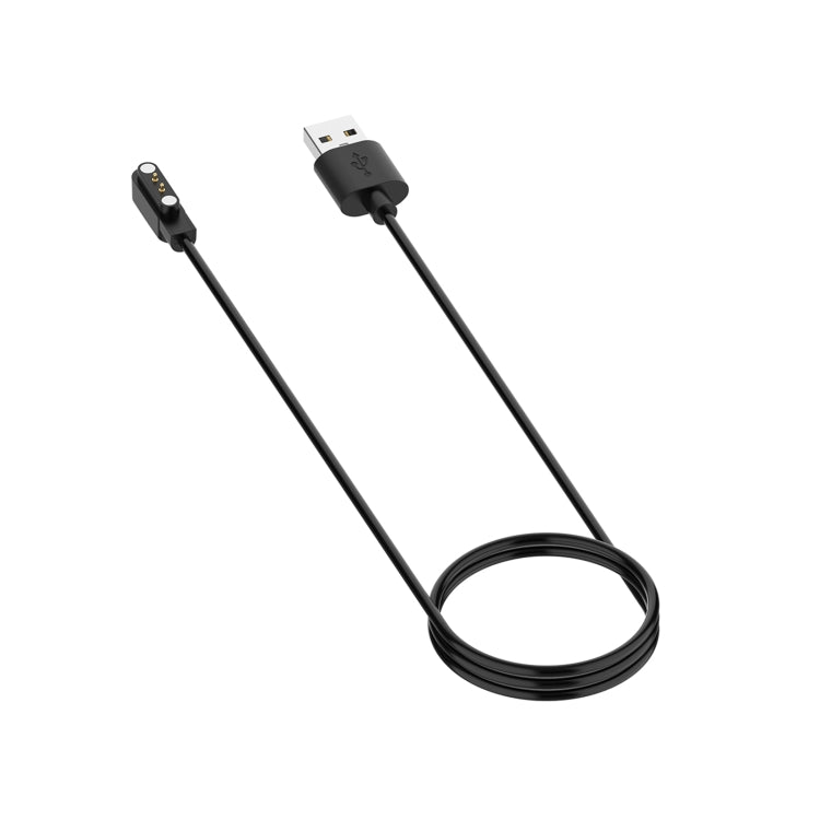 For Realme Watch 3 Magnetic Cradle Charger USB Charging Cable, Lenght: 1m(Black) by bashfashion