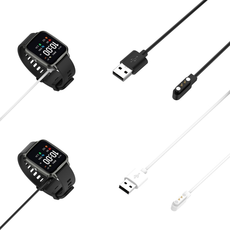 For Realme Watch 3 Magnetic Cradle Charger USB Charging Cable, Lenght: 1m(Black) by bashfashion