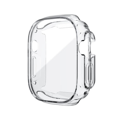 All-inclusive Transparent TPU Protective Case For Apple Watch Ultra 1 / 2 / 3 49mm by bashfashion
