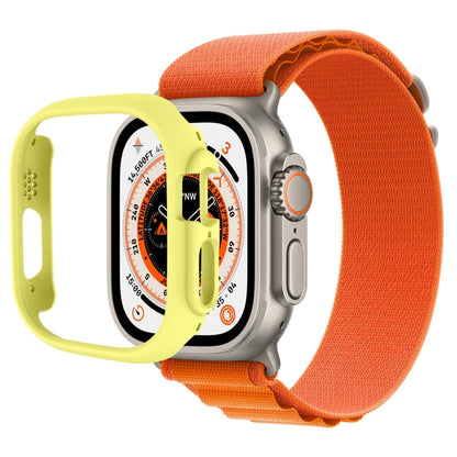 Half-inclusive PC Protective Case For Apple Watch Ultra 1 / 2 / 3 49mm(Yellow) by bashfashion
