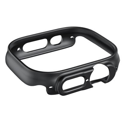 For Apple Watch Ultra 1 / 2 / 3 49mm Half-inclusive Frosted PC Protective Case(Black) by bashfashion