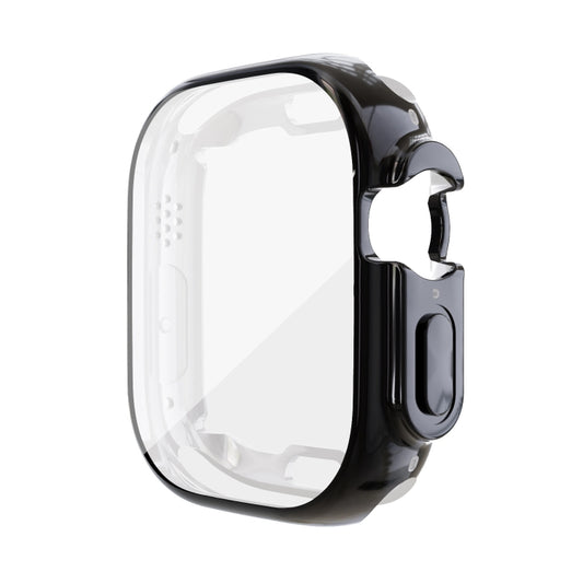 All-inclusive Plating TPU Protective Case For Apple Watch Ultra 1 / 2 / 3 49mm(Black) by bashfashion