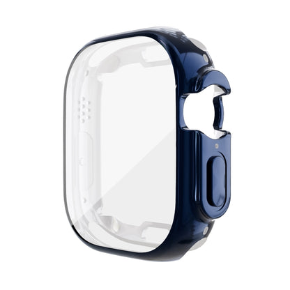All-inclusive Plating TPU Protective Case For Apple Watch Ultra 1 / 2 / 3 49mm(Midnight Blue) by bashfashion