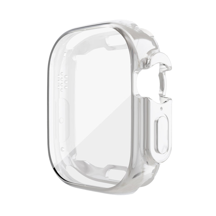 All-inclusive Plating TPU Protective Case For Apple Watch Ultra 1 / 2 / 3 49mm(Silver) by bashfashion