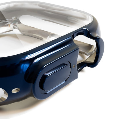 All-inclusive Plating TPU Protective Case For Apple Watch Ultra 1 / 2 / 3 49mm(Midnight Blue) by bashfashion