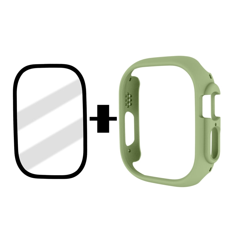Tempered Glass Film Frosted PC Watch Case For Apple Watch Ultra 3 / 2 / 1 49mm(Mint Green) by bashfashion