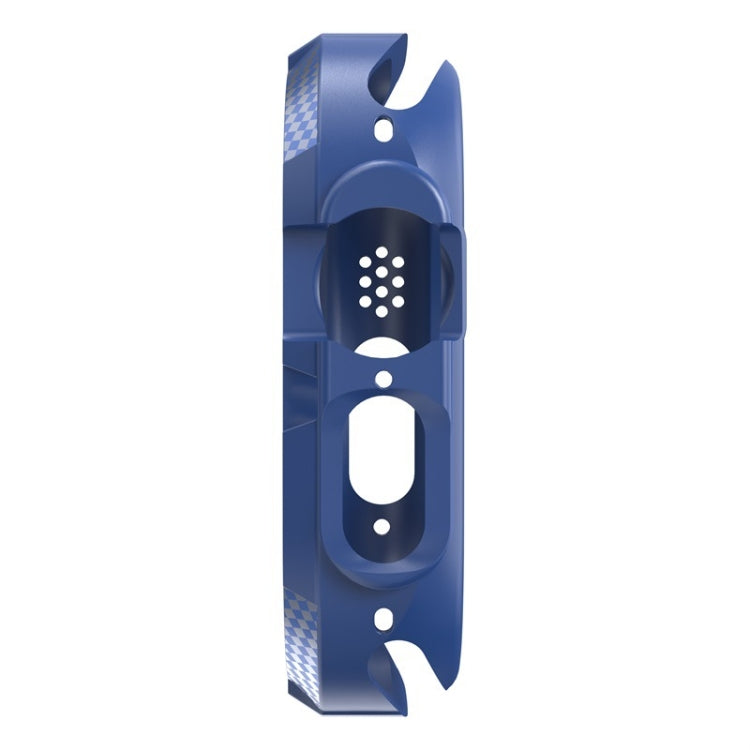 Three-proof TPU Carbon Fiber Protective Case For Apple Watch Ultra 3 / 2 / 1 49mm(Blue) by bashfashion