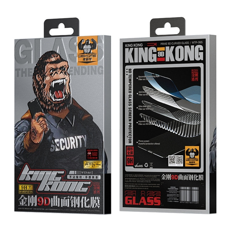 For iPhone 14 WEKOME 9D Curved Privacy Tempered Glass Film by WK