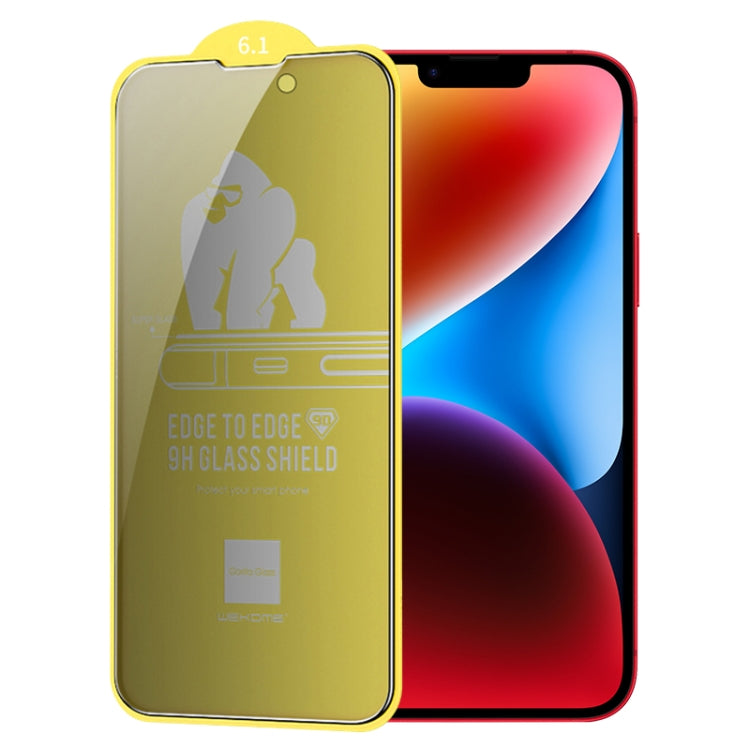 For iPhone 14 Plus WEKOME 9D Curved Privacy Tempered Glass Film by WK