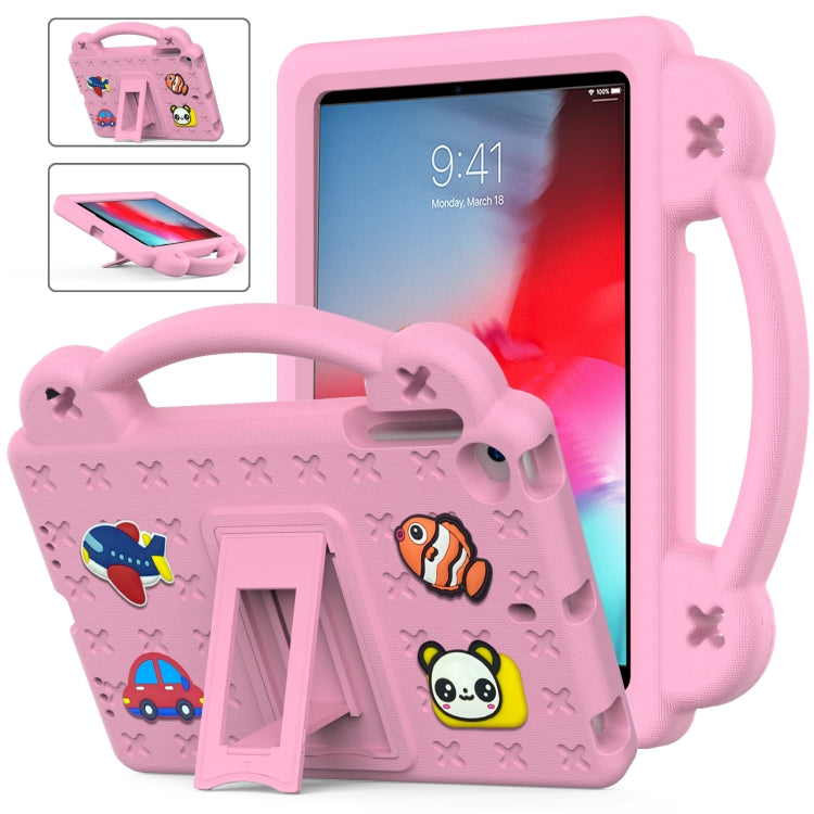 Handle Kickstand Children EVA Shockproof Tablet Case For iPad mini 1 / 2 / 3 / 4 / 5(Pink) by bashfashion