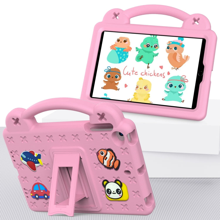 Handle Kickstand Children EVA Shockproof Tablet Case For iPad mini 1 / 2 / 3 / 4 / 5(Pink) by bashfashion