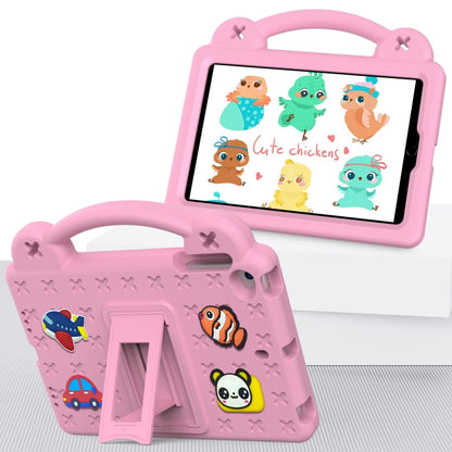 Handle Kickstand Children EVA Shockproof Tablet Case For iPad mini 1 / 2 / 3 / 4 / 5(Pink) by bashfashion