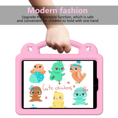 Handle Kickstand Children EVA Shockproof Tablet Case For iPad mini 1 / 2 / 3 / 4 / 5(Pink) by bashfashion