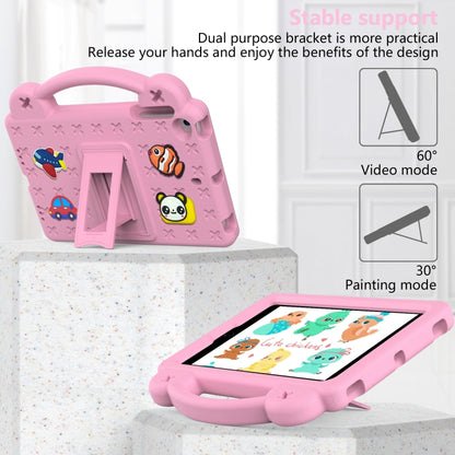 Handle Kickstand Children EVA Shockproof Tablet Case For iPad mini 1 / 2 / 3 / 4 / 5(Pink) by bashfashion