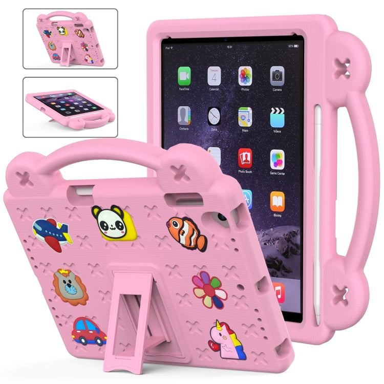 Handle Kickstand Children EVA Shockproof Tablet Case For iPad Air / Air 2 / iPad 5 / 6 / Pro 9.7(Pink) by bashfashion