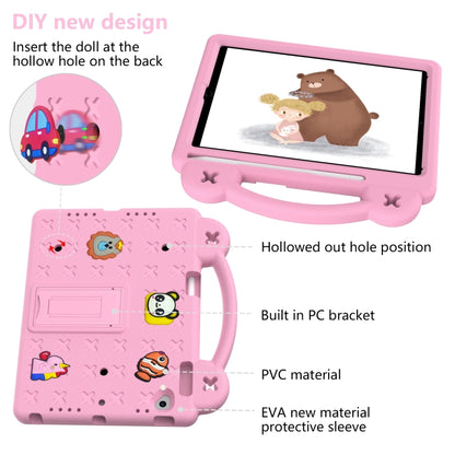 Handle Kickstand Children EVA Shockproof Tablet Case For iPad Air / Air 2 / iPad 5 / 6 / Pro 9.7(Pink) by bashfashion